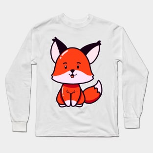 Cute fox Long Sleeve T-Shirt